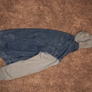empyre denim jacket/ hoodie.